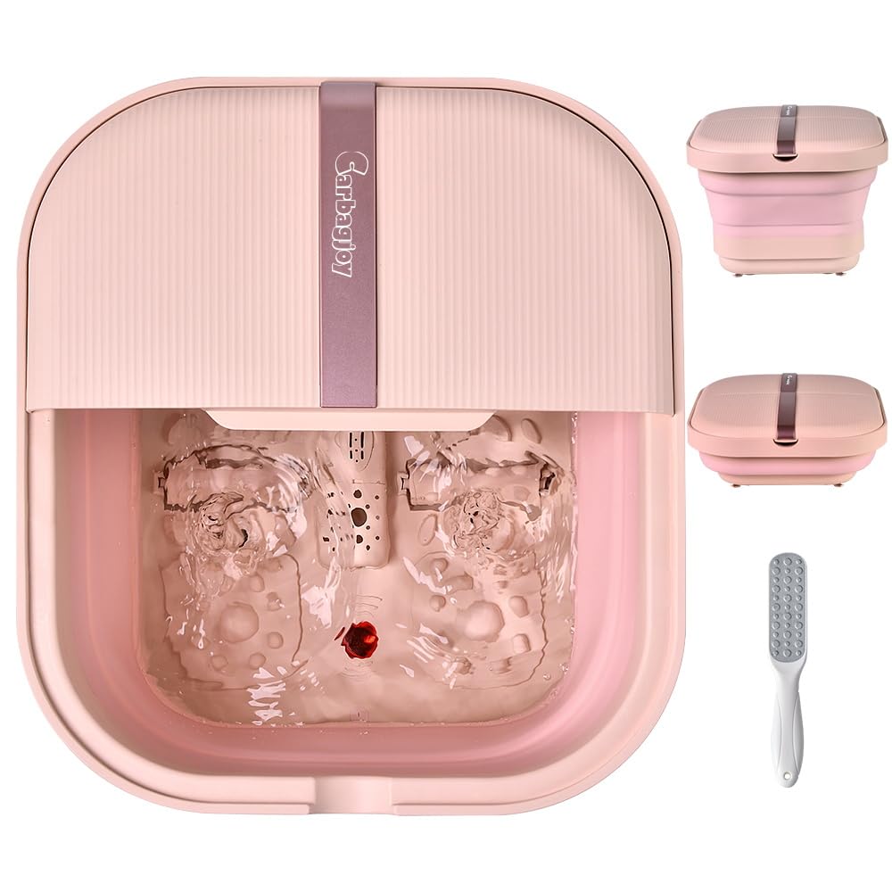 Amazon | Carbagjoy 折り畳め フットバス 足湯 保温 浴剤可 高温自動